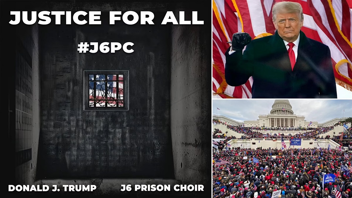 মুক্তি পেলো ক্যাপিটল হিল দাঙ্গার আসামিদের নিয়ে গাওয়া ট্রাম্পের গান