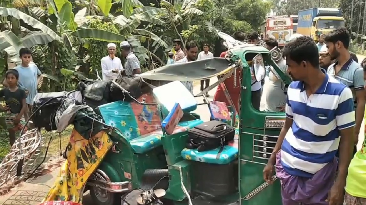 ভোলায় সিএনজি-ট্রাক মুখোমুখি সংঘর্ষে দুই যাত্রী নিহত