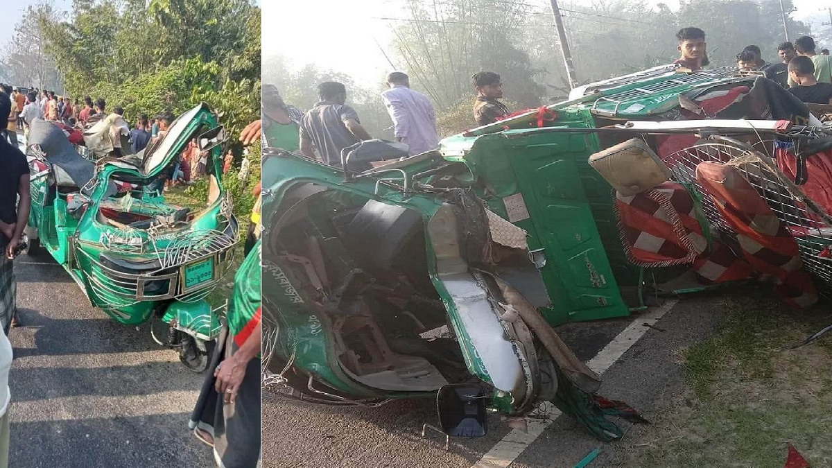 রামুতে মিনিট্রাক-অটোরিকশা সংঘর্ষে নিহত ৩, আহত ২