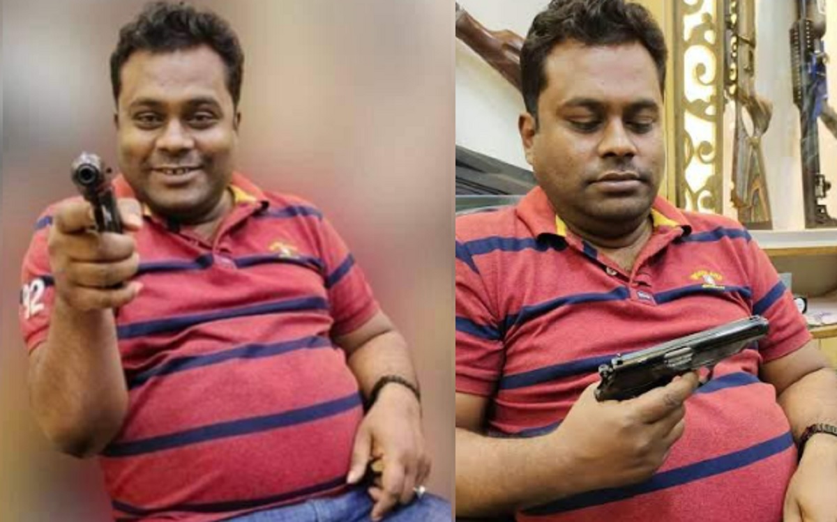 ফরিদপুরে এবার বিদেশি পিস্তল হাতে মৎস্যজীবী লীগ নেতার ছবি ভাইরাল