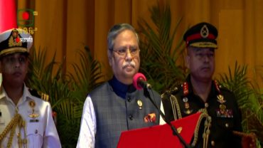দেশের ২২তম রাষ্ট্রপতি হিসেবে শপথ নিয়েছেন মো. সাহাবুদ্দিন