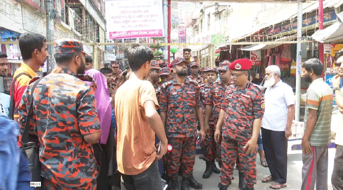 আগুনের ঝুঁকিতে রাজশাহীর ৪টি গুরুত্বপূর্ণ মার্কেট