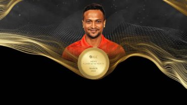দ্বিতীয়বারের মতো আইসিসির মাস সেরা ক্রিকেটার সাকিব