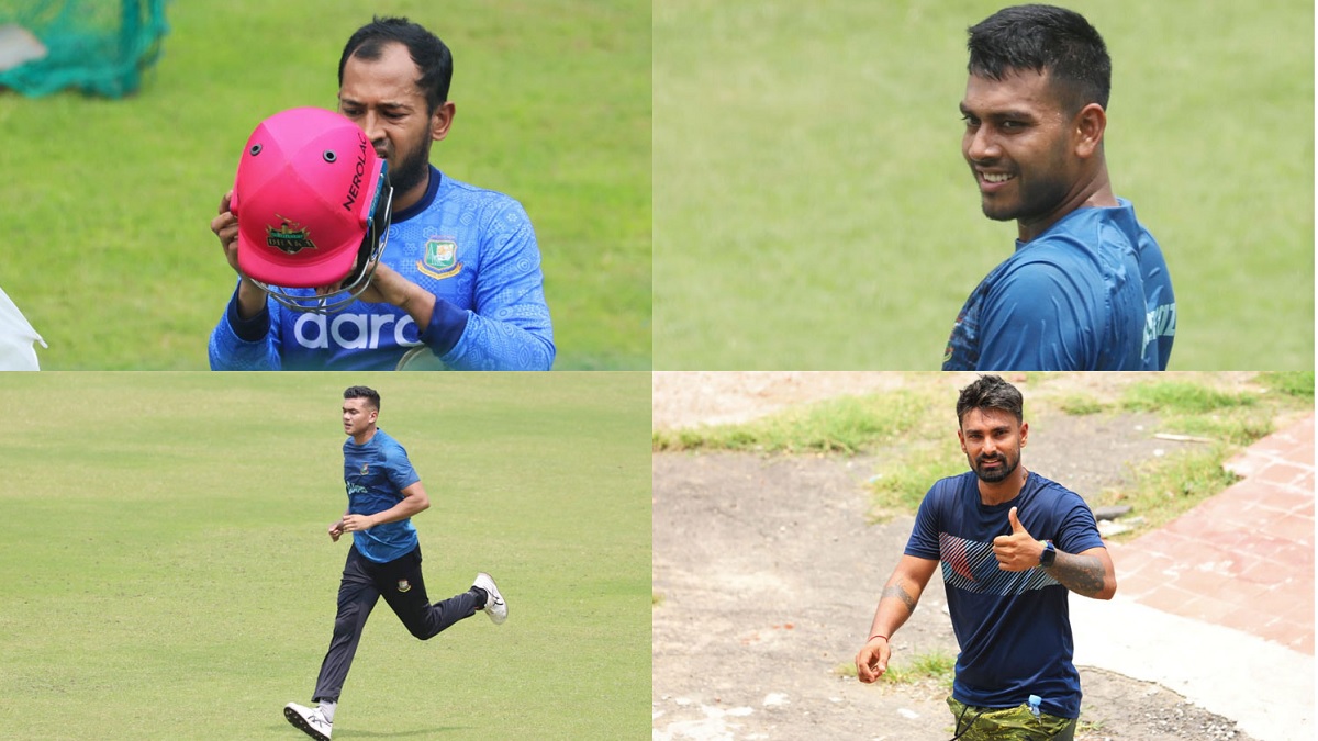 আফগানিস্তান সিরিজ: অনুশীলনে ফিরেছেন লিটন-মুশফিক-মিরাজ-তাসকিনরা