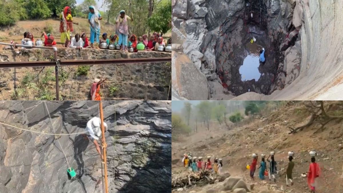 তীব্র খরা ভারতের মহারাষ্ট্রে, জীবনের ঝুঁকি নিয়ে সংগ্রহ করতে হচ্ছে পানি