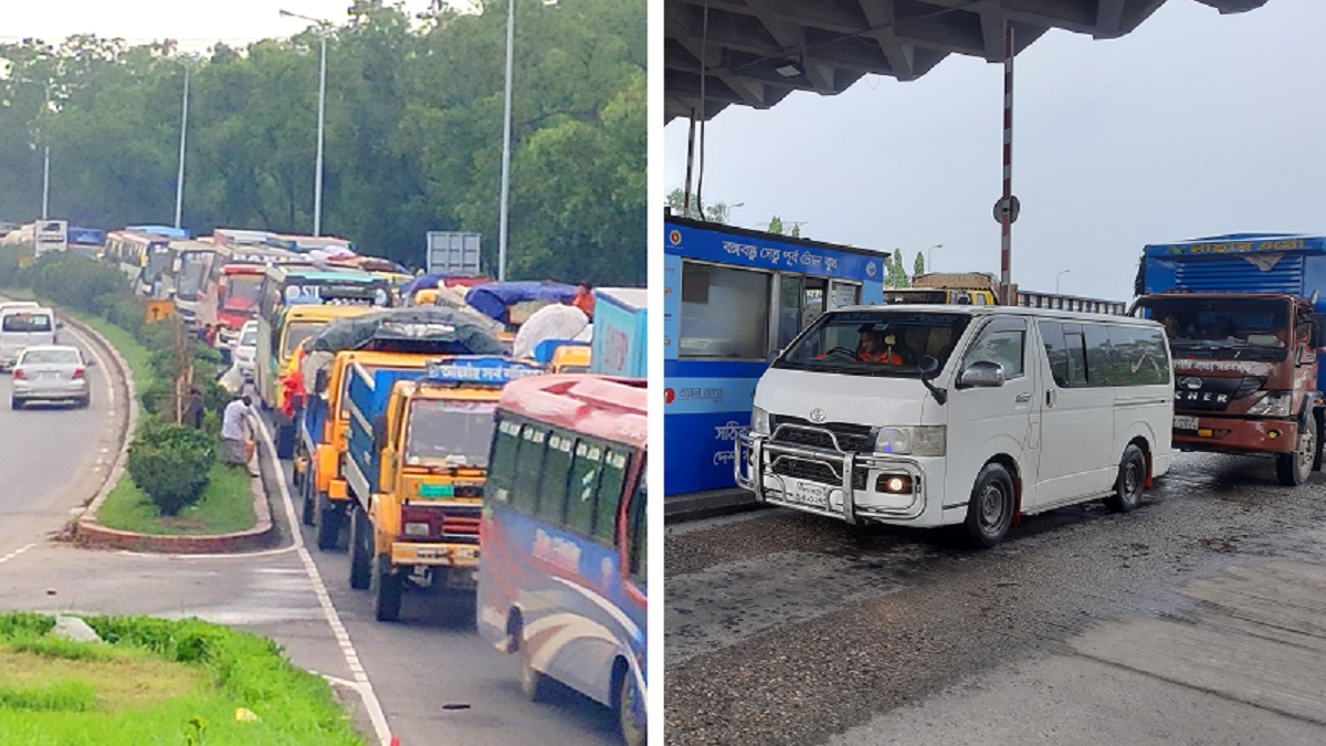 ২৪ ঘণ্টায় বঙ্গবন্ধু সেতুতে টোল আদায় ৩ কোটি ২৫ লাখ টাকা