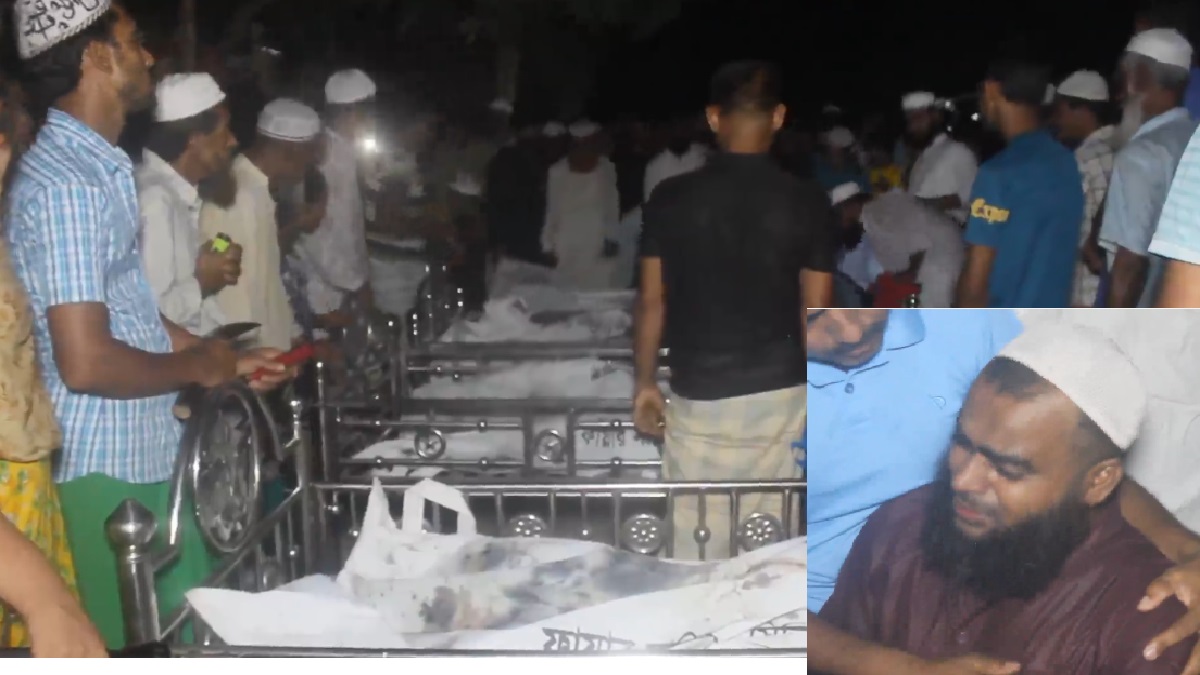 অ্যাম্বুলেন্সে বিস্ফোরণ: স্ত্রী-সন্তান-শাশুড়িসহ ৭ স্বজন হারিয়ে শোকে পাথর বোয়ালমারীর আলমগীর