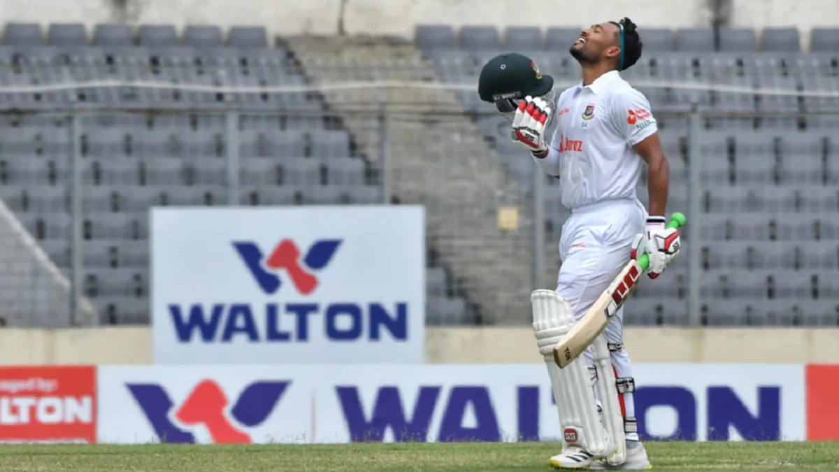 শান্তর সেঞ্চুরি ও জয়ের ফিফটিতে দুইশো পেরিয়ে বাংলাদেশ