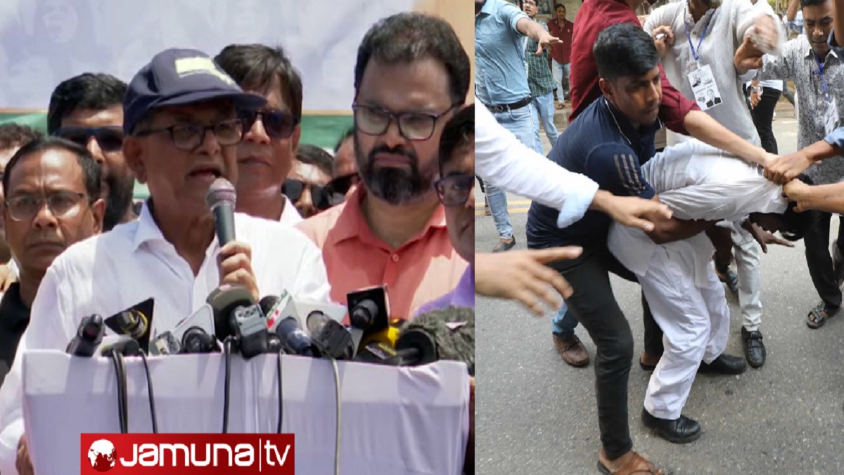 সাপ পেটানোর মতো হিরো আলমকে মেরেছে, বিএনপির পদযাত্রায় ফখরুল