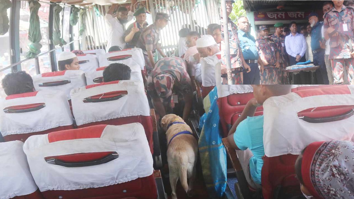 চট্টগ্রামে বাসে তল্লাশি চালিয়ে প্রায় দেড় কেজি হেরোইন জব্দ