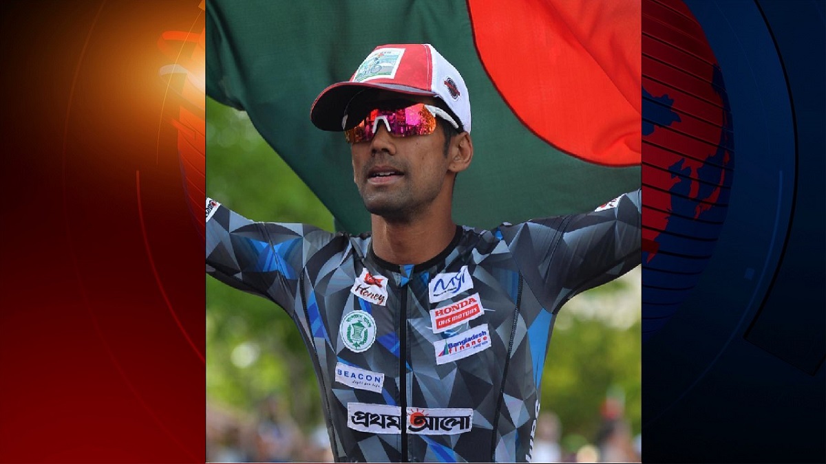 অফিস থেকে ছাড়পত্র না দেয়ায় বিশ্বচ্যাম্পিয়নশিপে যাওয়া হচ্ছে না আয়রনম্যান আরাফাতের