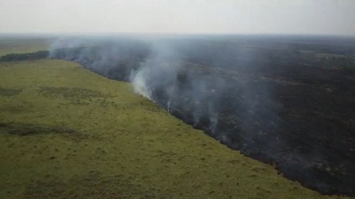 দাবানলে বলিভিয়ার পূর্বাঞ্চলে বহাল অরেঞ্জ অ্যালার্ট