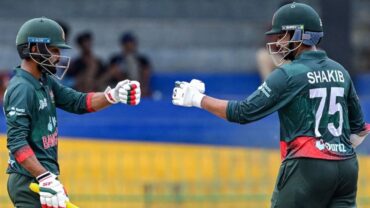 ভারতের বিপক্ষে বাংলাদেশের ২৬৫ রানের লড়াকু পুঁজি