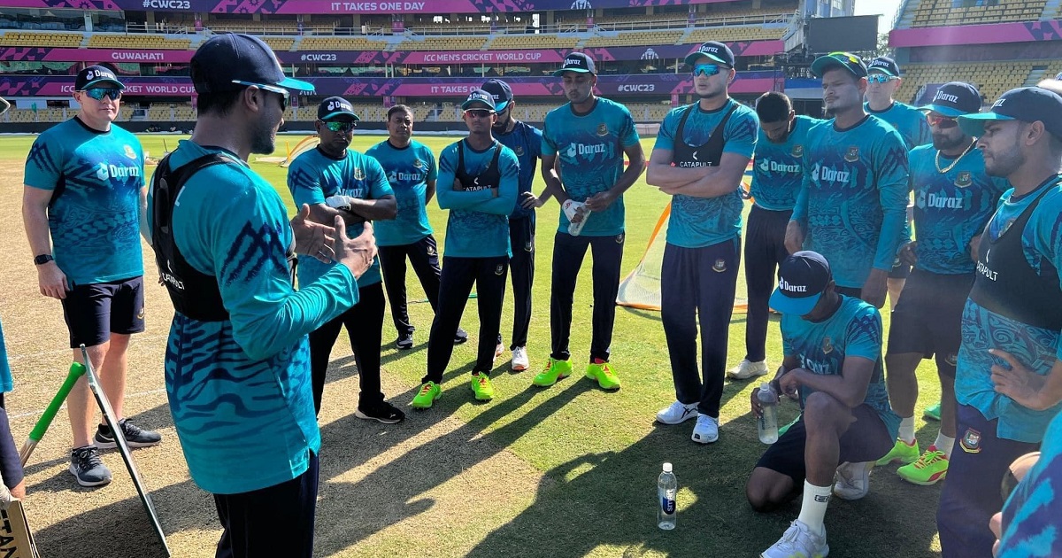 গৌহাটিতে অনুশীলনে বাংলাদেশ