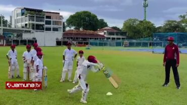 শ্রীলঙ্কার ক্ষুদে ক্রিকেটারদের মুখে সাকিব-তাসকিন
