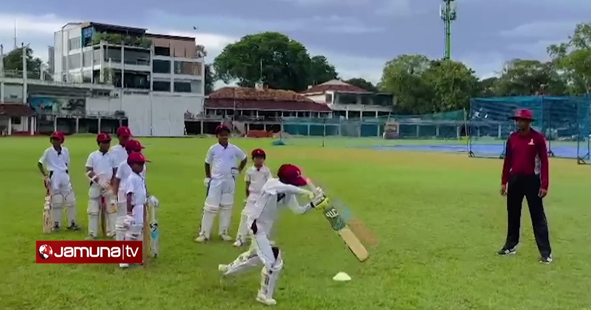 শ্রীলঙ্কার ক্ষুদে ক্রিকেটারদের মুখে সাকিব-তাসকিন