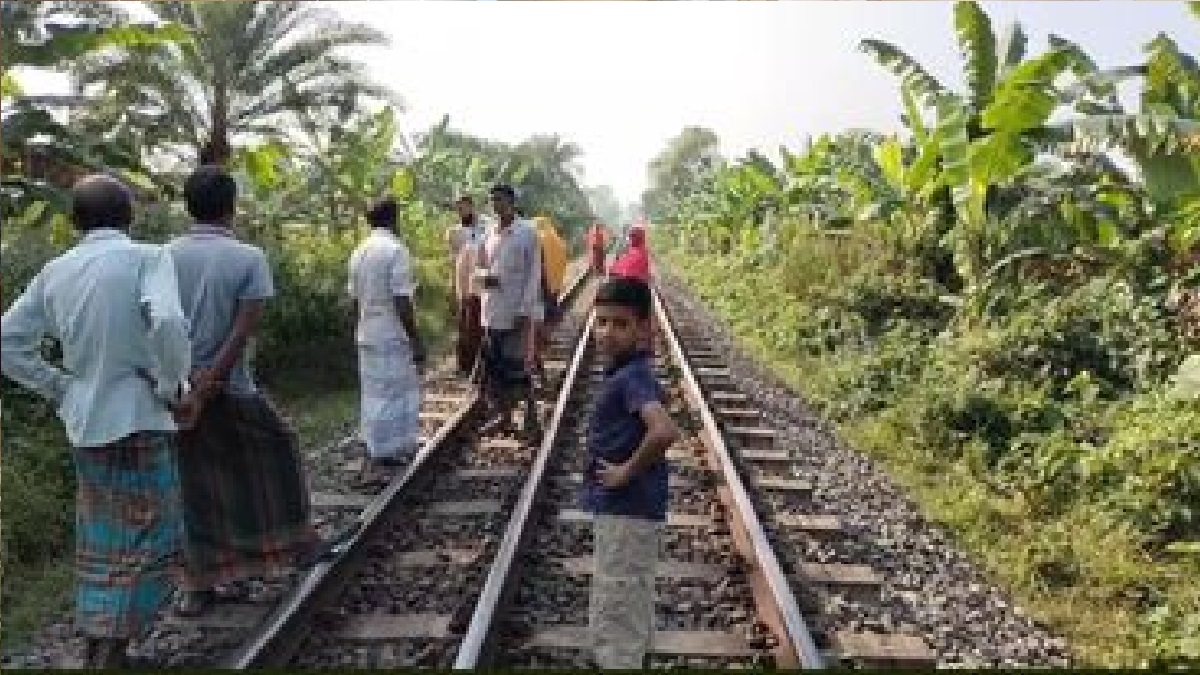 নাটোরে রেললাইনের পাশ থেকে অজ্ঞাত ব্যক্তির লাশ উদ্ধার