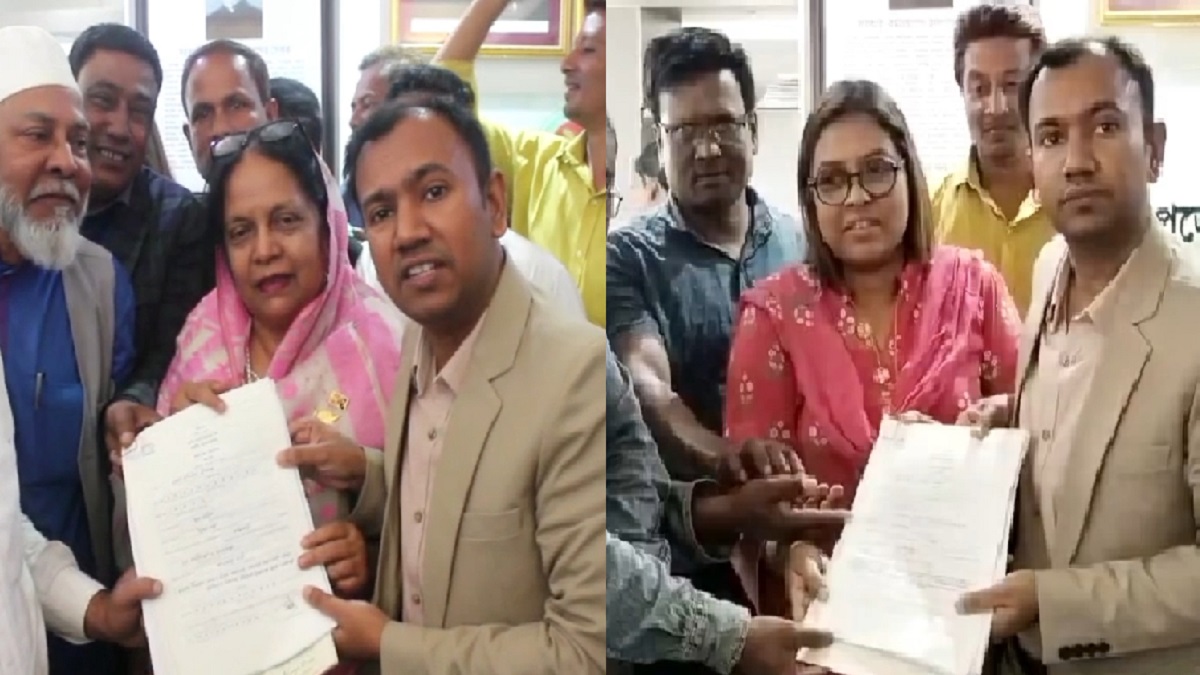 গাইবান্ধায় একই আসনে মনোনয়নপত্র জমা দিলেন মা ও মেয়ে
