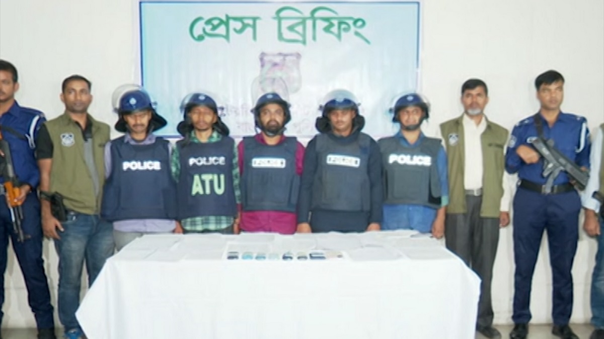 জঙ্গি সংগঠন ‘আল্লাহর দল’র ৫ সদস্য গ্রেফতার