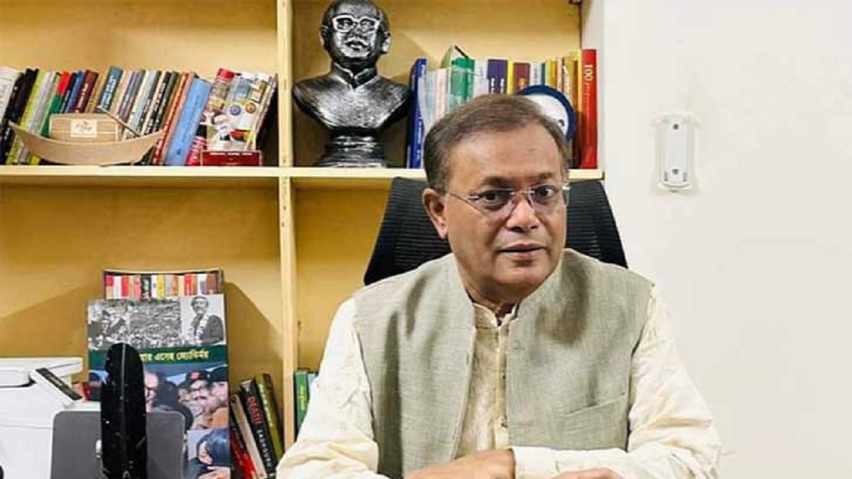 রাজনৈতিক দলের সাথে সংলাপ হতে পারে, সন্ত্রাসীদের সাথে নয়: তথ্যমন্ত্রী