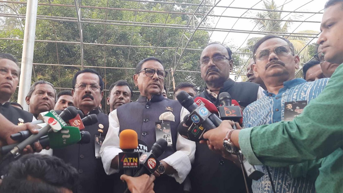 অপকর্ম করতে আবারও অবরোধ দিয়েছে বিএনপি: ওবায়দুল কাদের