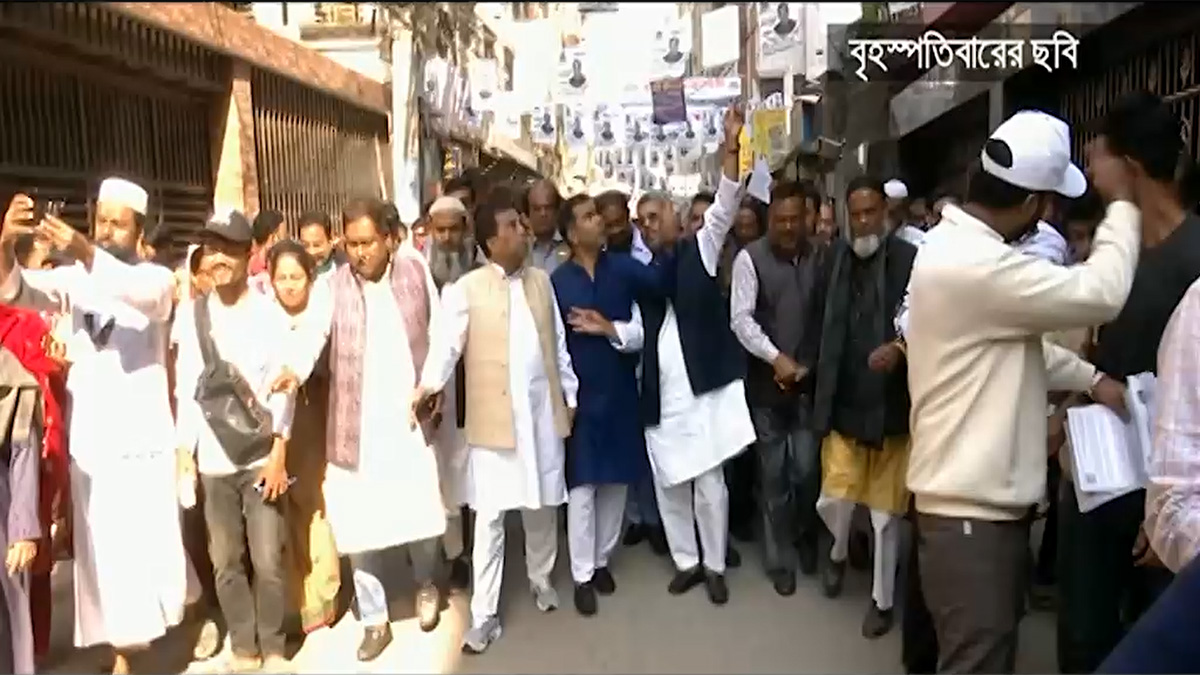 জুমার পর মাঠে নামবেন প্রার্থীরা