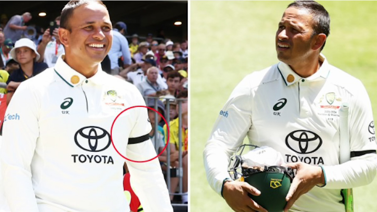 ফিলিস্তিনিদের সমর্থনে কালো আর্মব্যান্ড পরায় শাস্তি পেলেন খাজা