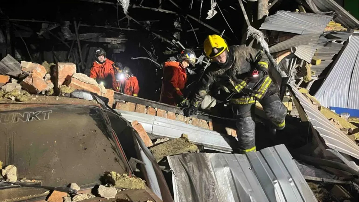 কিয়েভে ড্রোন হামলা রাশিয়ার