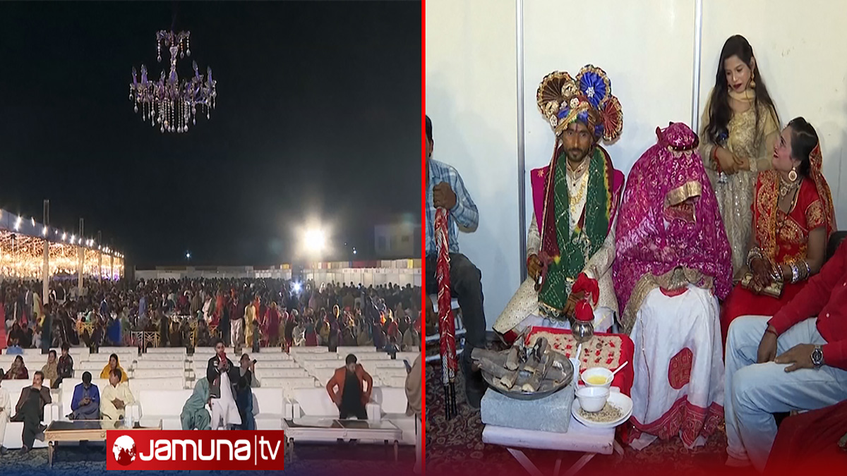 পাকিস্তানে শতাধিক হিন্দু দম্পতির গণবিবাহ