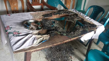 বরগুনায় এক রাতে নৌকার ৩টি নির্বাচনী ক্যাম্পে আগুন