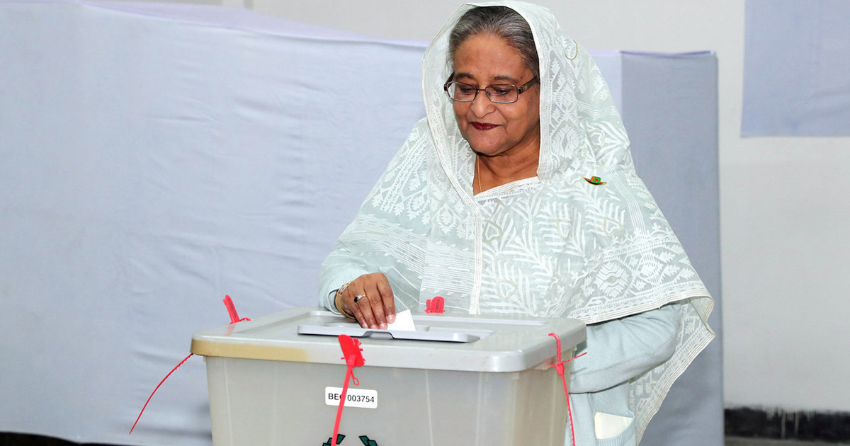 শেখ হাসিনা কোথায় ভোট দেবেন?