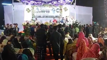 খালেদা জিয়ার বাড়ির আঙিনায় নৌকা প্রার্থীর সভা