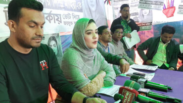 ইশতেহার ঘোষণা; জমিদার সাহেবের টাকা বিতরণ বড় চ্যালেঞ্জ বললেন মাহিয়া মাহি