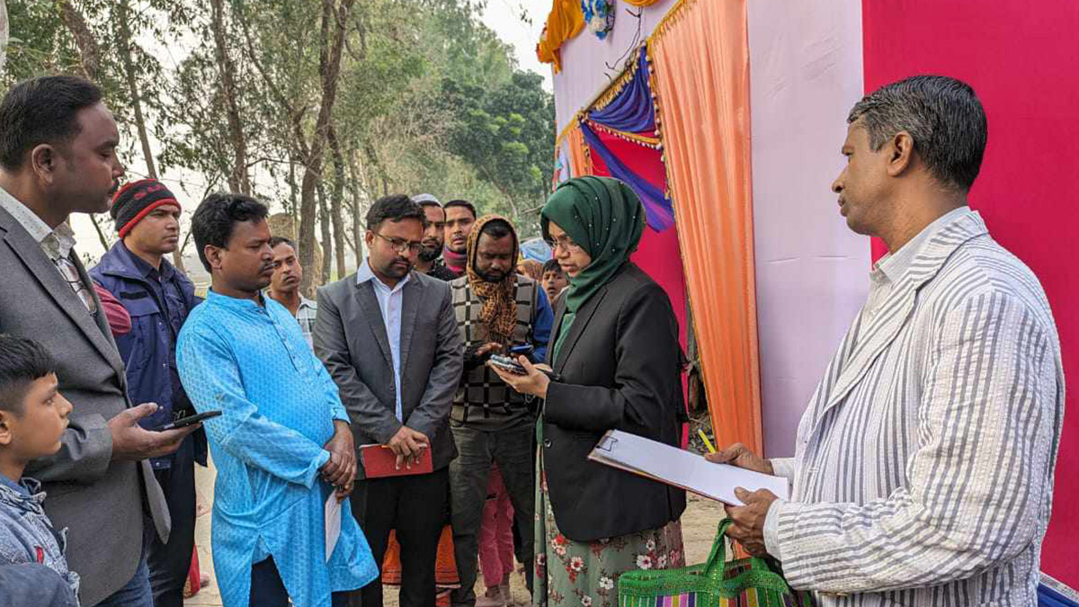 হিলিতে বাল্যবিবাহ দেয়ার চেষ্টায় কনের বাবাকে ২৫ হাজার টাকা জরিমানা