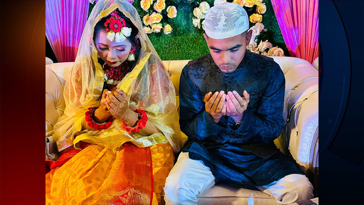 টিকটকে প্রেমের পর মাদারীপুরে ইন্দোনেশীয় তরুণী, ধুমধাম করে হলো বিয়ে