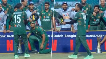 লঙ্কানদের ‘টাইমড আউট’ সেলিব্রেশনের কড়া জবাব দিলেন মুশফিক!