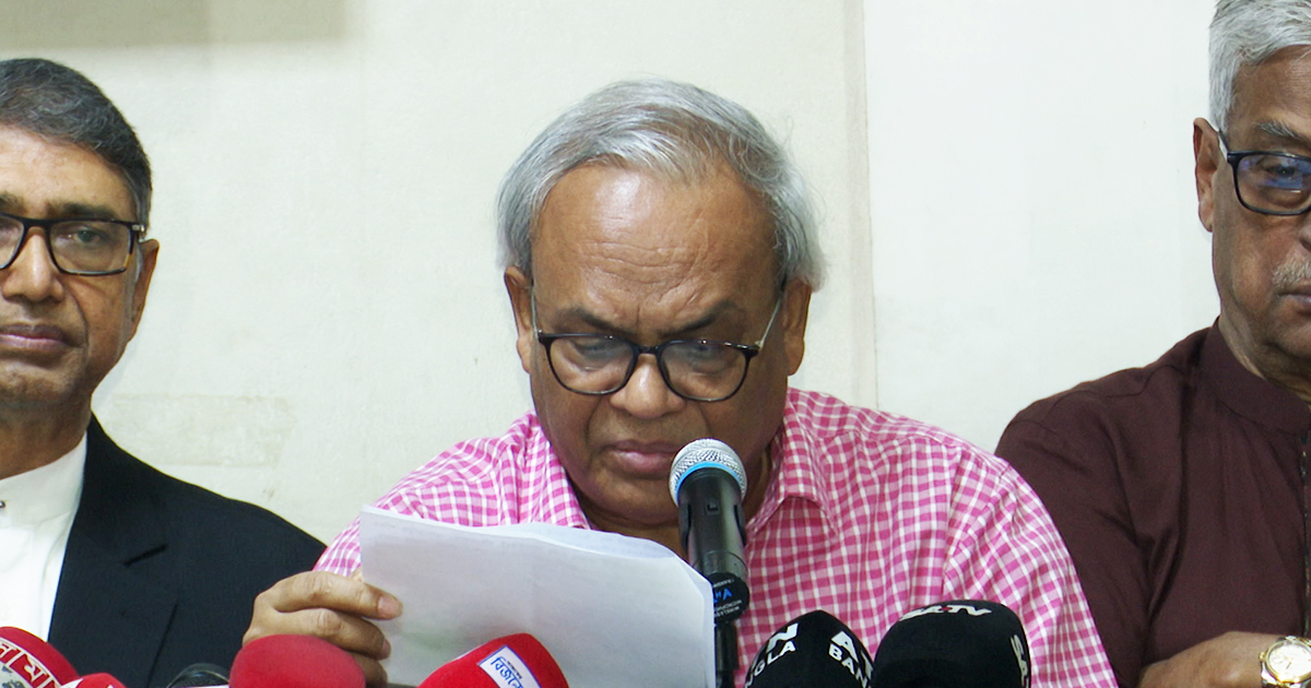 ডিমেনসিয়া নয়, ওবায়দুল কাদেরের অ্যামনেসিয়া: রিজভী