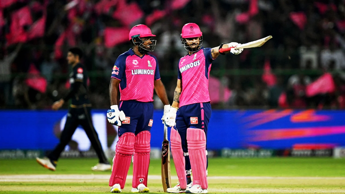 স্যামসন-পরাগের ঝড়ো ব্যাটিংয়ে গুজরাটের বিপক্ষে লড়াকু সংগ্রহ রাজস্থানের