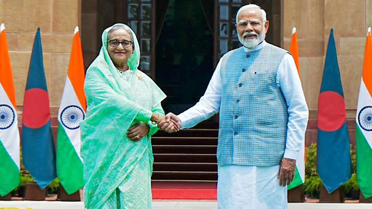 নরেন্দ্র মোদিকে বাংলাদেশে আমন্ত্রণ শেখ হাসিনার