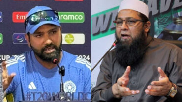 ‘কথা বলার সময় আগে মাথা খাটানো দরকার’, ইনজামামকে রোহিত