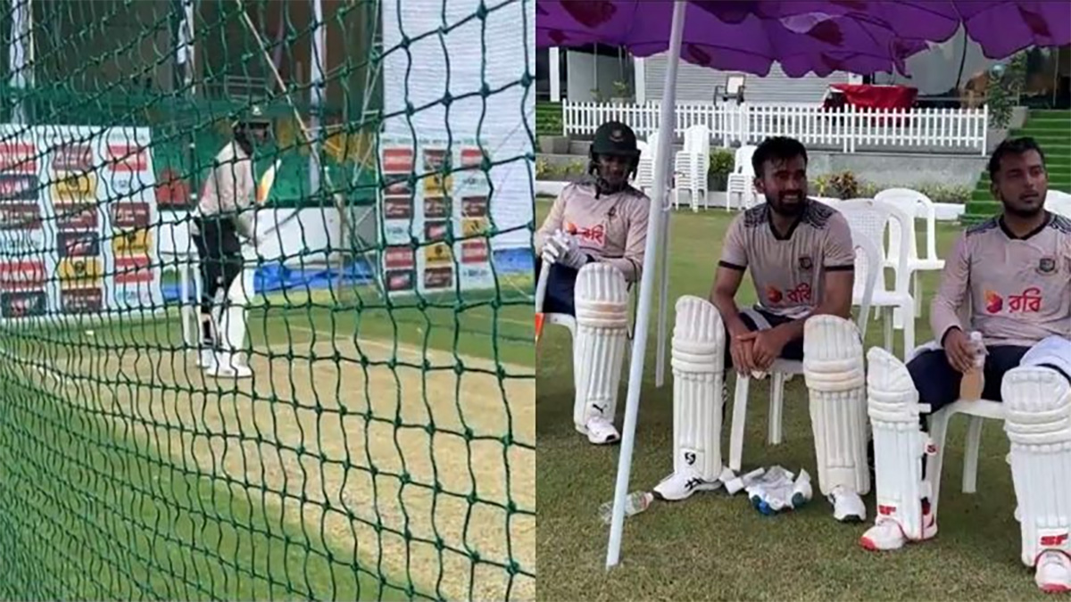 টাইগারদের কানপুর প্রস্তুতি, ব্যাটিং অনুশীলনে সাকিব