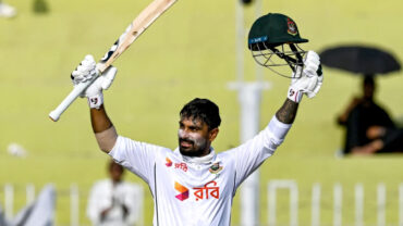 খাদের কিনারা থেকে লিটনের ব্যাটে ঘুরে দাঁড়িয়ে বাংলাদেশের ২৬২