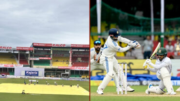 কানপুরে বৃষ্টি থামলেও খেলা শুরু হতে দেরি, আবহাওয়া বার্তায় সুখবর