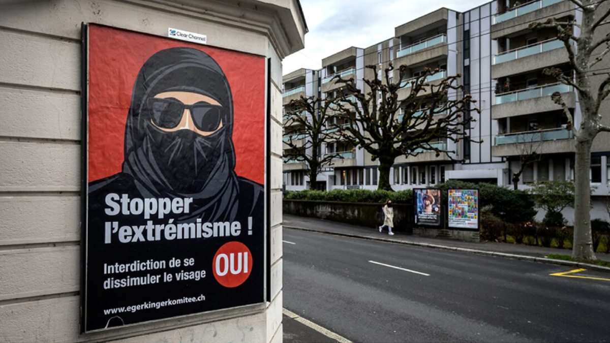 জানুয়ারি থেকে সুইজারল্যান্ডে বোরকা পরা নিষিদ্ধ