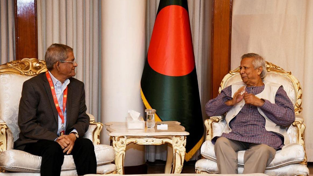 প্রধান উপদেষ্টার সাথে বৈঠকে জাতীয় ঐক্য সৃষ্টির আহ্বান বিএনপির