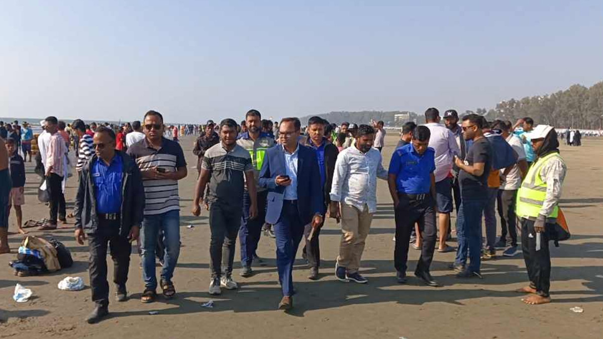 যমুনা টেলিভিশনে সংবাদ প্রচারের পর কক্সবাজার সমুদ্র সৈকতে অভিযান