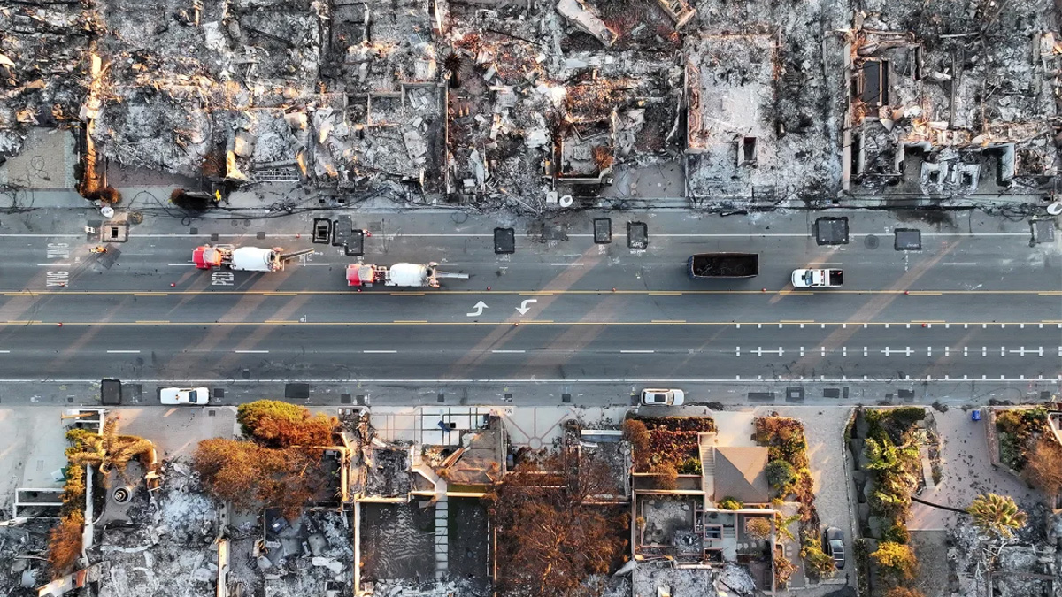 ক্যালিফোর্নিয়ার দাবানল তৈরি করছে জলবায়ু শরণার্থী