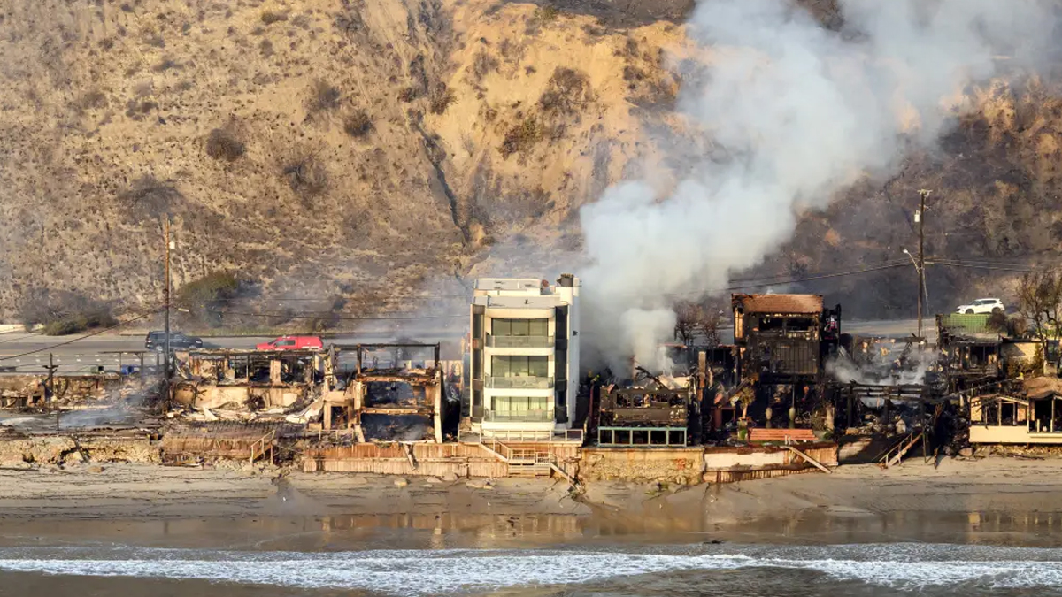 লস অ্যাঞ্জেলেসের দাবানলে অলৌকিকভাবে দাঁড়িয়ে ডেভিডের বাড়ি