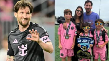 একই দিন ট্রফি জিতলেন মেসির তিন ছেলে