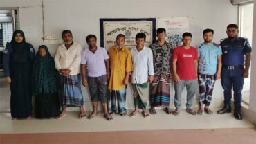 আখাউড়ায় অভিযুক্ত মাদক ব্যবসায়ীসহ গ্রেফতার ৯